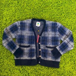 UNIF BLUE TY CARDIGAN